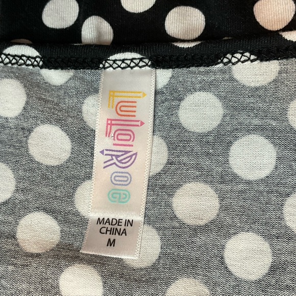 LuLaRoe Floral w/Polka Dot Sleeves - Purple Multi *Coupon - Picture 8 of 11